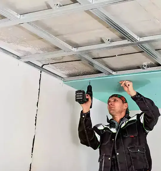 Ceiling water damage repair in Dallas, TX by Example City Pros