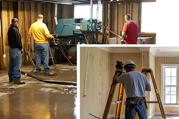Water damage restoration technician in Dallas, TX