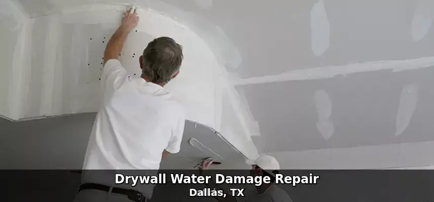 Water-damaged drywall — drywall water damage repair in Dallas, TX by Example City Pros
