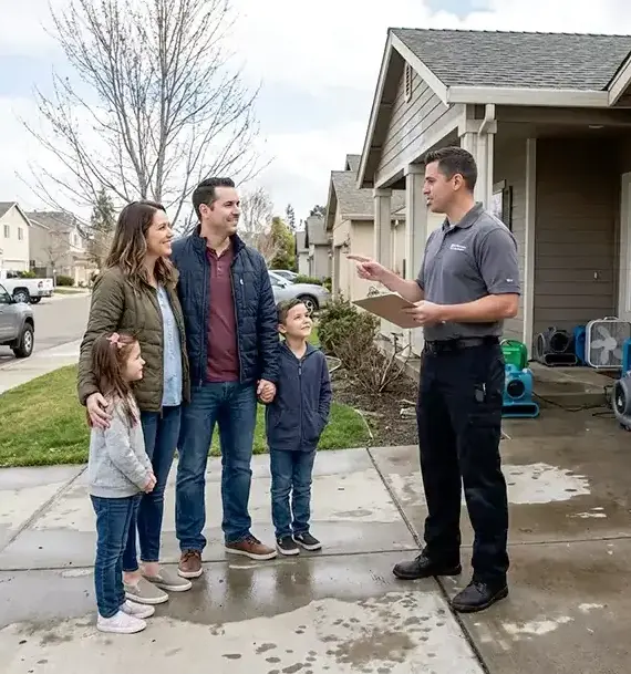 Hurricane damage cleanup in Dallas, TX by Example City Pros