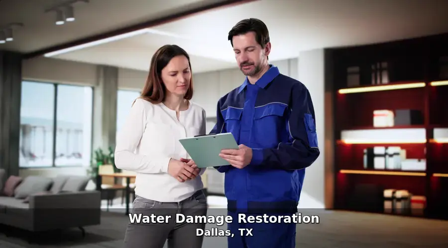 Water damage restoration in Dallas, TX