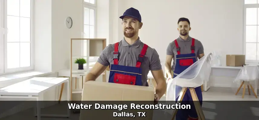 Water damage reconstruction in Dallas, TX by Example City Pros